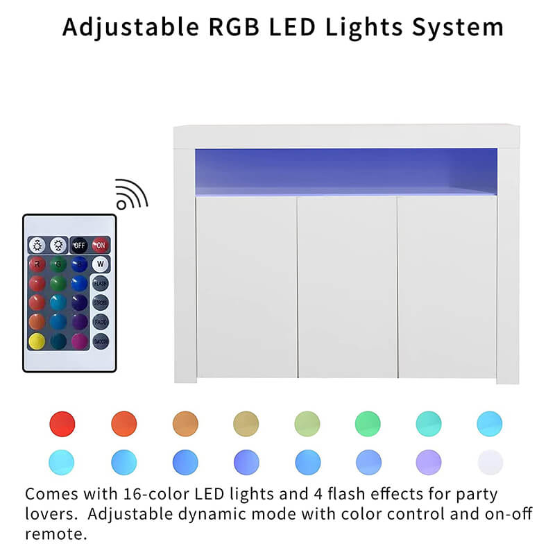 Side Board-SB004 with LED lights