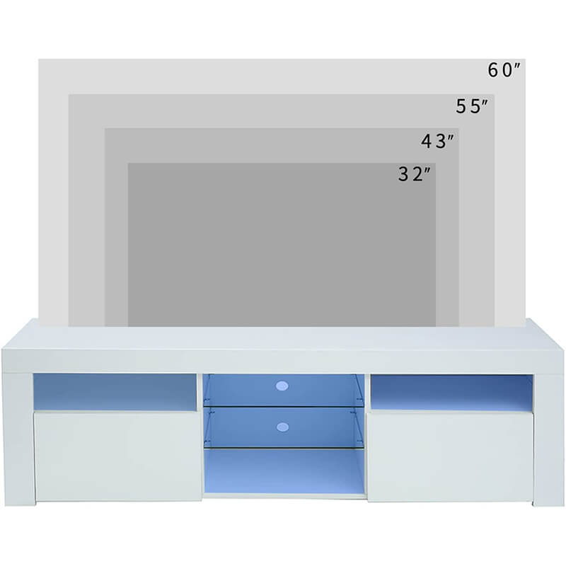 TS011 TV Stand with LED Lights