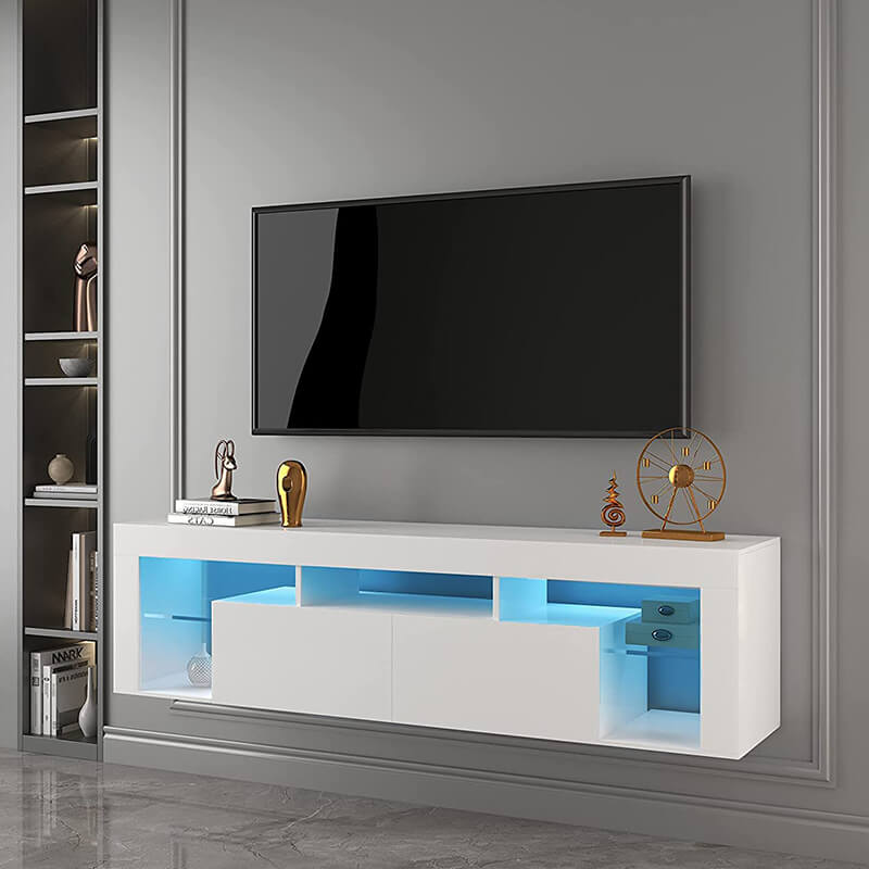 TS012 TV Stand with LED Lights