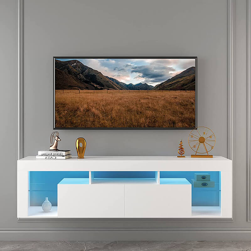 TS012 TV Stand with LED Lights